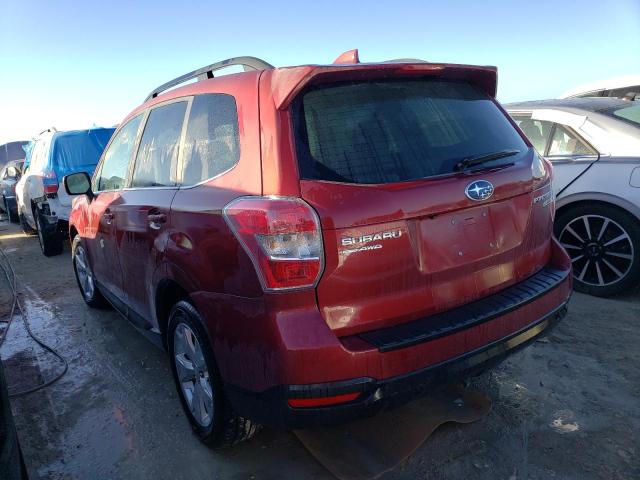 JF2SJAHC1GH543008 - 2016 SUBARU FORESTER 2 RED photo 3