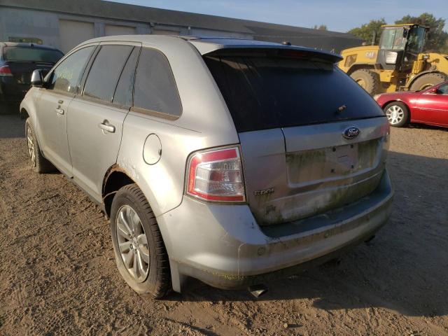 2FMDK39C97BB65155 - 2007 FORD EDGE SEL P SILVER photo 3