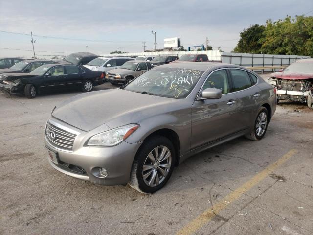 JN1BY1AR4CM393263 - 2012 INFINITI M37 X GRAY photo 2