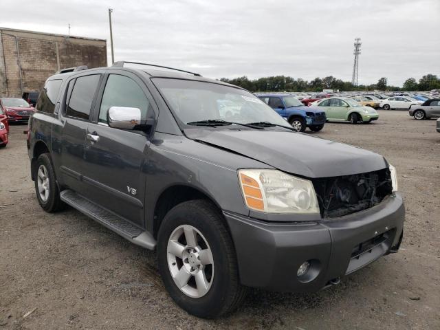 5N1AA08B65N740133 - 2005 NISSAN ARMADA SE GRAY photo 1