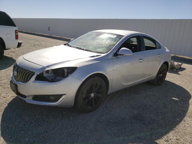 2G4GK5EXXG9172351 - 2016 BUICK REGAL SILVER photo 2