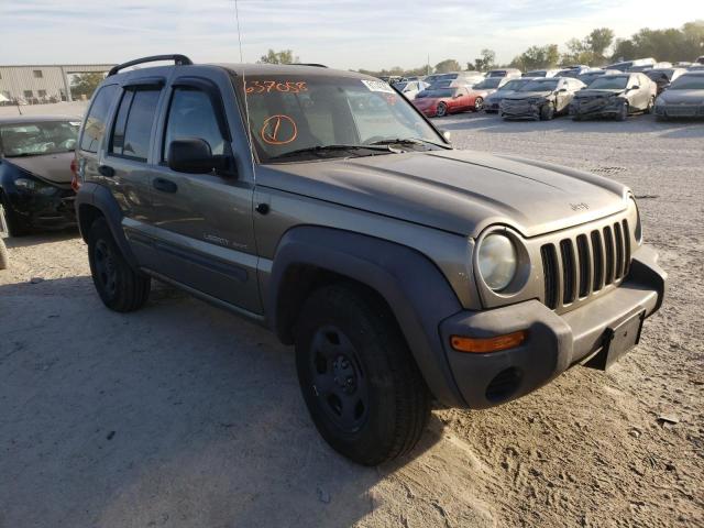 1J4GL48K53W637058 - 2003 JEEP LIBERTY SP TAN photo 4