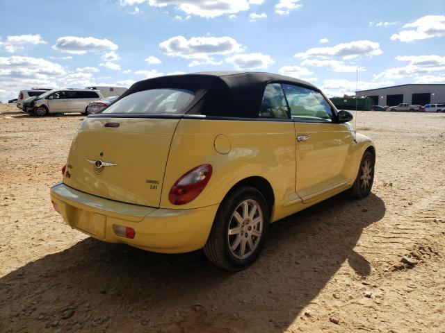 3C3JY55E77T627102 - 2007 CHRYSLER PT CRUISER YELLOW photo 4