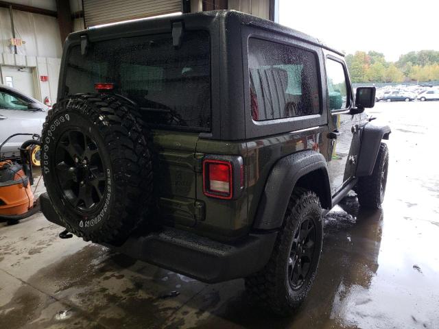 1C4HJXAG3NW209743 - 2022 JEEP WRANGLER S GREEN photo 4