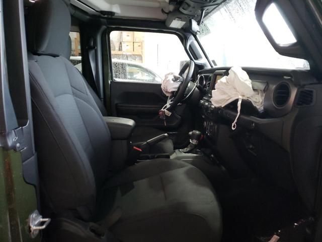 1C4HJXAG3NW209743 - 2022 JEEP WRANGLER S GREEN photo 5