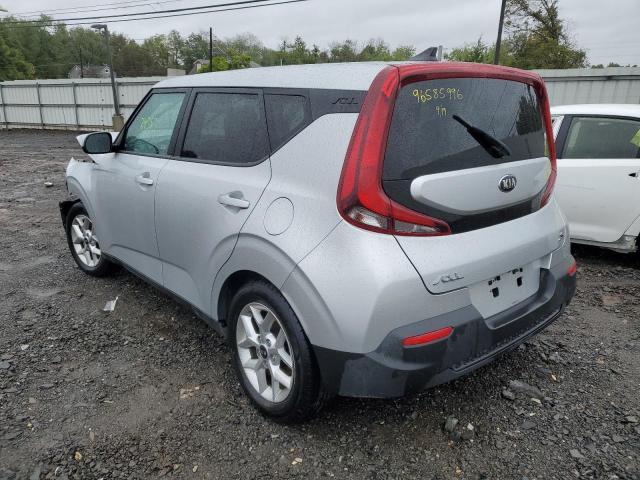 KNDJ23AU7M7787785 - 2021 KIA SOUL LX SILVER photo 3