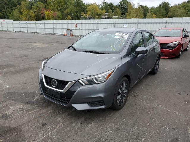 3N1CN8EV4ML862621 - 2021 NISSAN VERSA SV GRAY photo 2