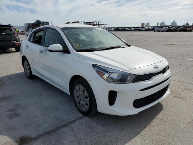 3KPA24AB1KE170173 - 2019 KIA RIO S WHITE photo 1