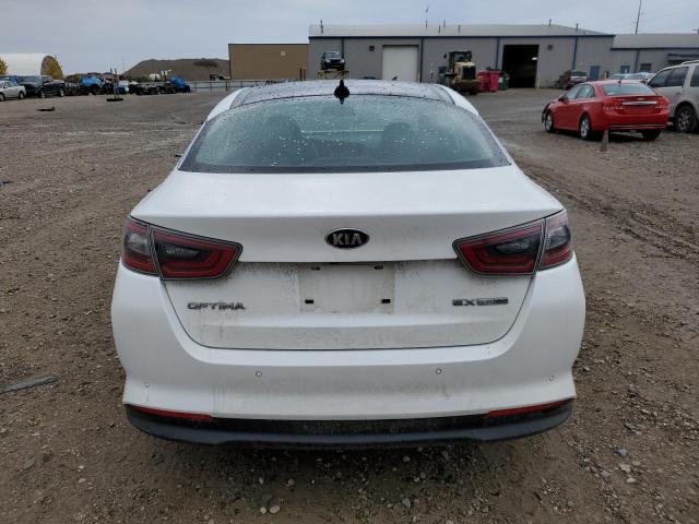 KNAGN4ADXF5085057 - 2015 KIA OPTIMA HYB WHITE photo 6