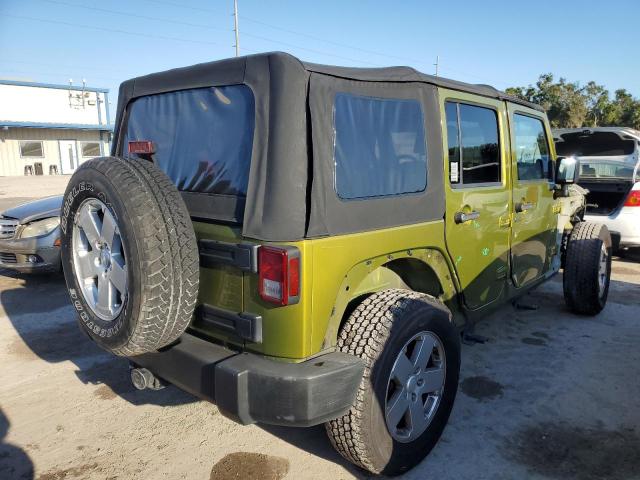 1J4GB59167L148139 - 2007 JEEP WRANGLER S 绿色 照片 4