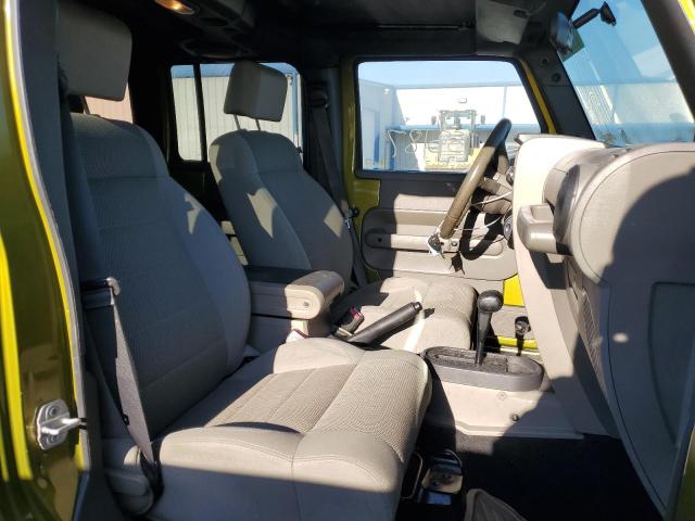 1J4GB59167L148139 - 2007 JEEP WRANGLER S 绿色 照片 5