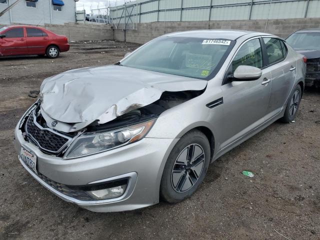 KNAGM4AD1B5007926 - 2011 KIA OPTIMA HYB GOLD photo 2