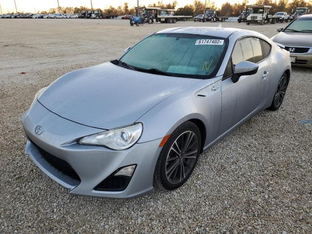 JF1ZNAA15F8709299 - 2015 TOYOTA SCION FR-S SILVER photo 2