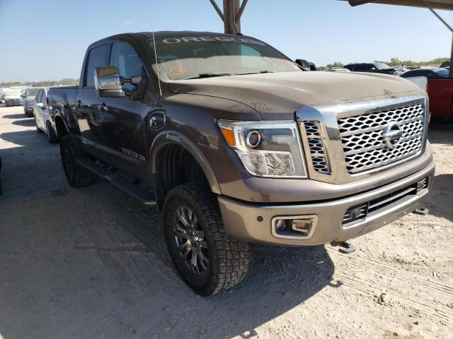 1N6BA1F48HN522098 - 2017 NISSAN TITAN XD S BROWN photo 1