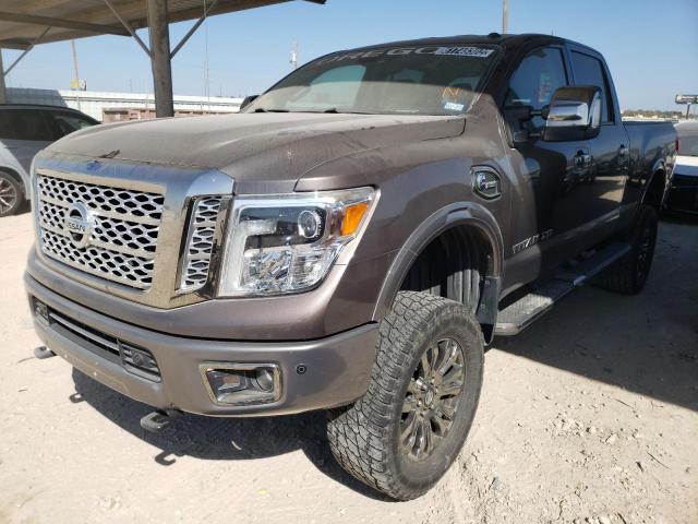 1N6BA1F48HN522098 - 2017 NISSAN TITAN XD S BROWN photo 2