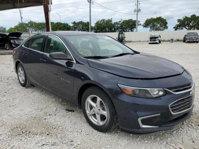 1G1ZB5ST6HF237132 - 2017 CHEVROLET MALIBU LS BLACK photo 1