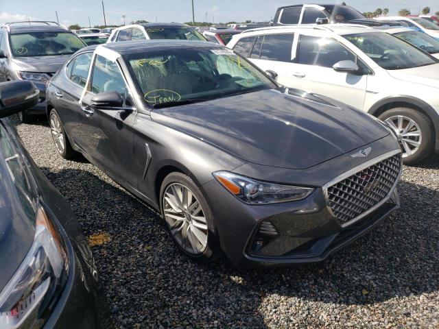 KMTG64LA5MU070294 - 2021 GENESIS G70 GRAY photo 1