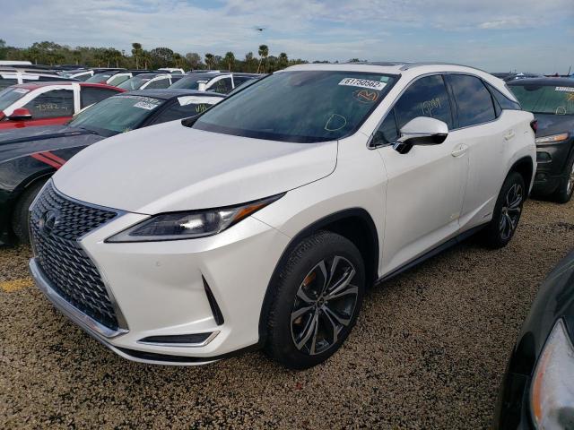 2T2HGMDA6LC052781 - 2020 LEXUS RX 450H WHITE photo 9