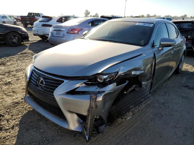 JTHBA1D20G5006416 - 2016 LEXUS IS 200T GRAY photo 2