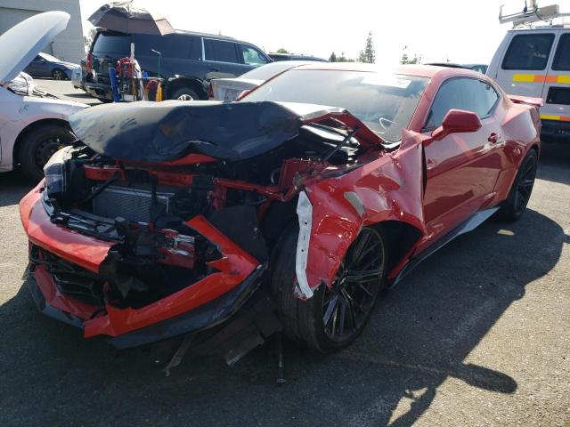 1G1FK1R64J0161799 - 2018 CHEVROLET CAMARO ZL1 红色 照片 2