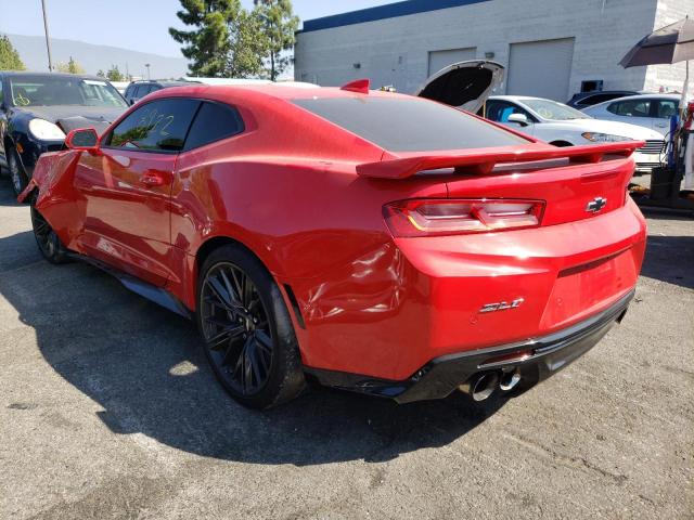 1G1FK1R64J0161799 - 2018 CHEVROLET CAMARO ZL1 红色 照片 3