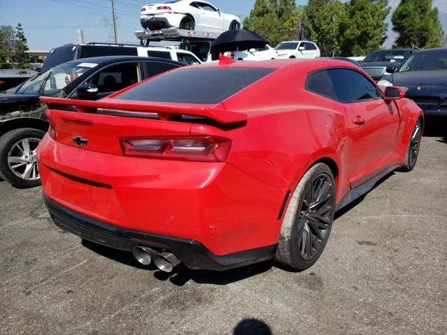 1G1FK1R64J0161799 - 2018 CHEVROLET CAMARO ZL1 红色 照片 4