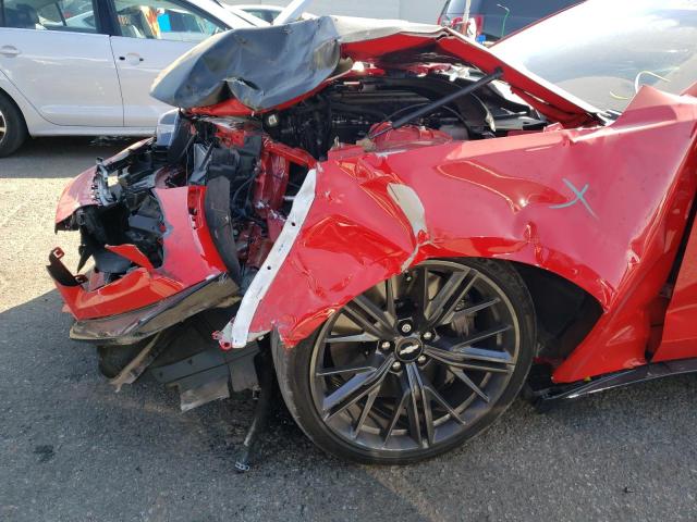 1G1FK1R64J0161799 - 2018 CHEVROLET CAMARO ZL1 红色 照片 9