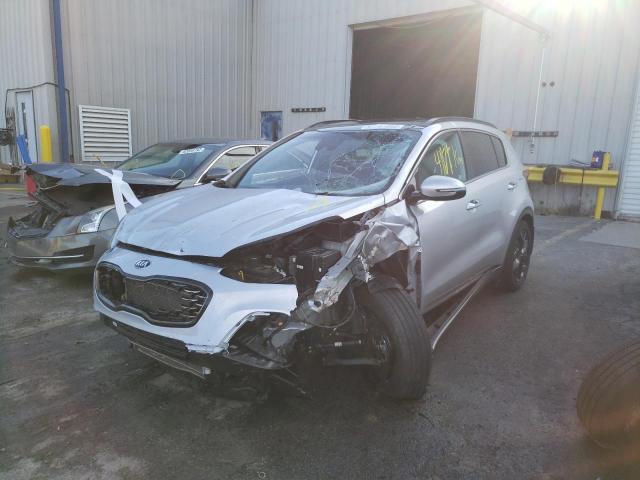 KNDP63AC8L7801892 - 2020 KIA SPORTAGE S SILVER photo 2