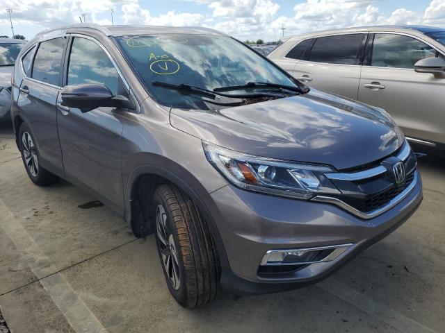 5J6RM3H9XFL024856 - 2015 HONDA CR-V TOURI GRAY photo 1