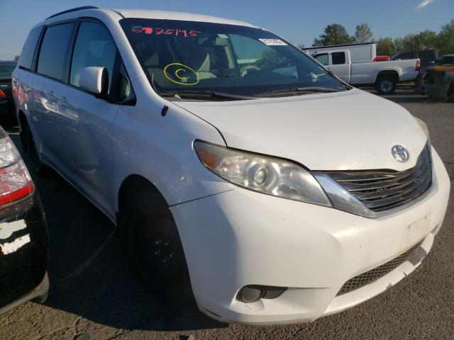 5TDKK3DC3CS203412 - 2012 TOYOTA SIENNA LE WHITE photo 1