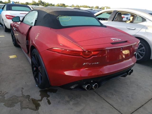 SAJWA6GL3FMK14414 - 2015 JAGUAR F-TYPE V8 RED photo 3