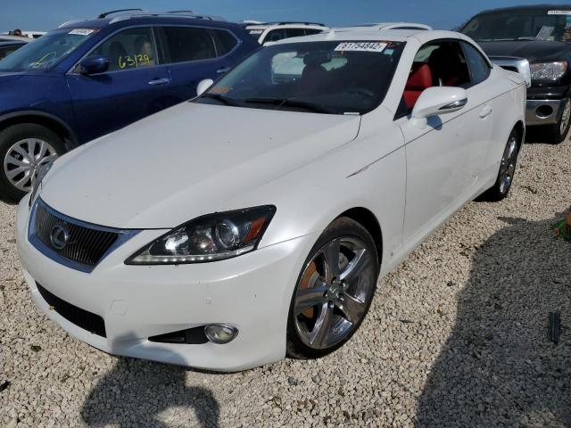 JTHFF2C28D2528721 - 2013 LEXUS IS 250 WHITE photo 2