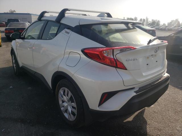 JTNKHMBX3L1070590 - 2020 TOYOTA C-HR XLE WHITE photo 3