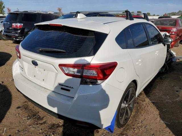 4S3GTAJ69K3761321 - 2019 SUBARU IMPREZA SP WHITE photo 4