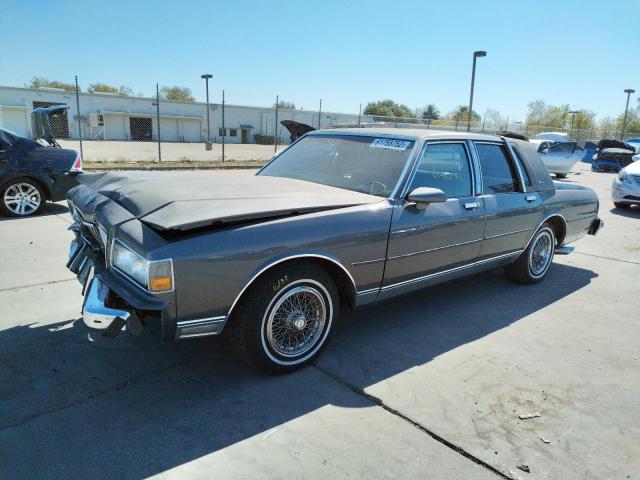 1G1BU51H5HA165989 - 1987 CHEVROLET CAPRICE CL GRAY photo 2