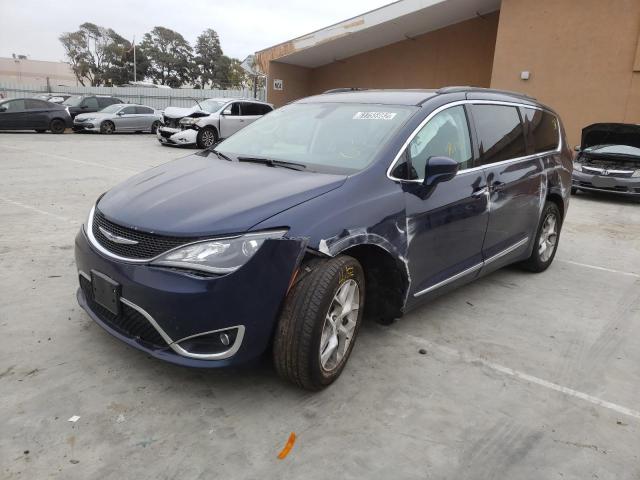 2C4RC1BG3HR668469 - 2017 CHRYSLER PACIFICA T BLUE photo 2