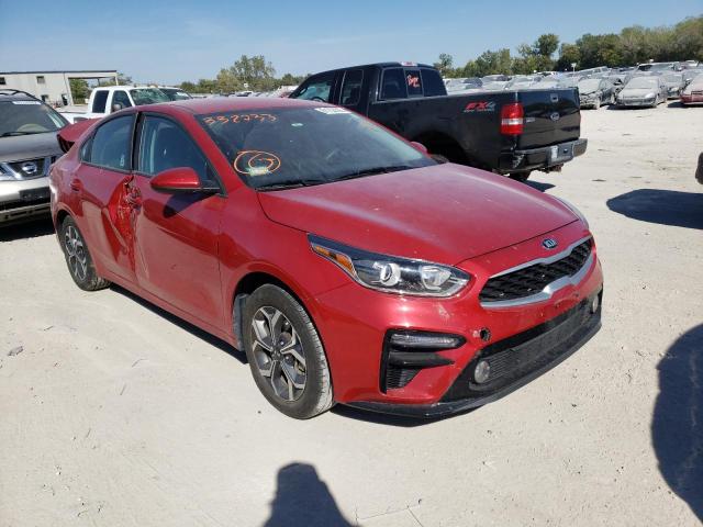 3KPF24ADXME332733 - 2021 KIA FORTE FE RED photo 1