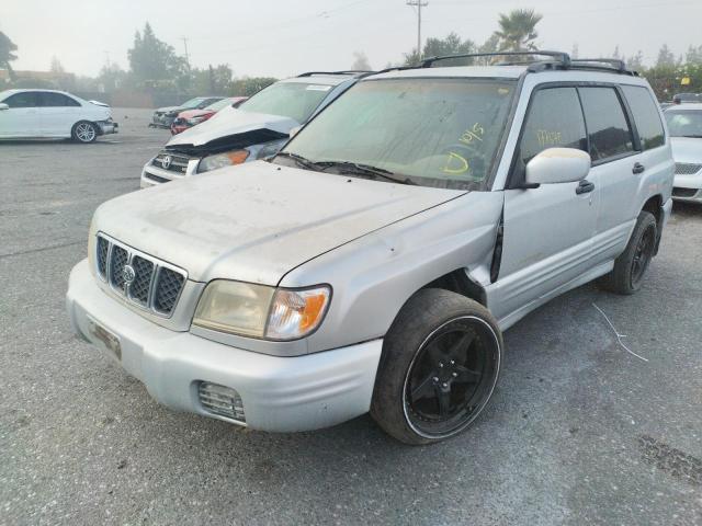 JF1SF65612H723681 - 2002 SUBARU FORESTER S ვერცხლისფერი ფოტო 2