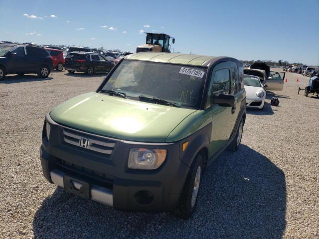 5J6YH28347L014489 - 2007 HONDA ELEMENT LX GREEN photo 2