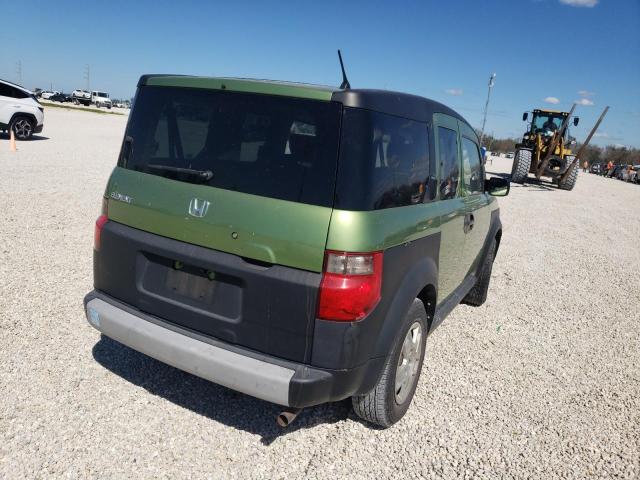 5J6YH28347L014489 - 2007 HONDA ELEMENT LX GREEN photo 4