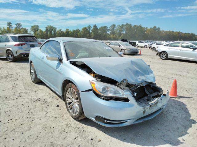 1C3BCBFG2DN604453 - 2013 CHRYSLER 200 LIMITE BLUE photo 1