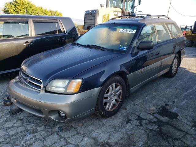 4S3BH665827620127 - 2002 SUBARU LEGACY OUT TWO TONE photo 2