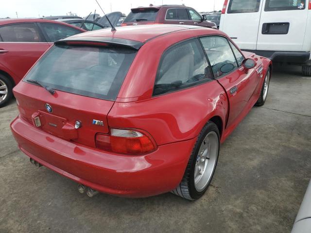 WBSCM9347YLC61829 - 2000 BMW M COUPE RED photo 4