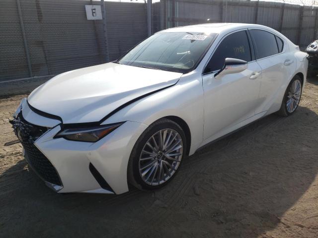 JTHDA1D2XN5119358 - 2022 LEXUS IS 300 WHITE photo 2