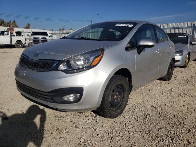 KNADN4A39C6042622 - 2012 KIA RIO EX SILVER photo 2