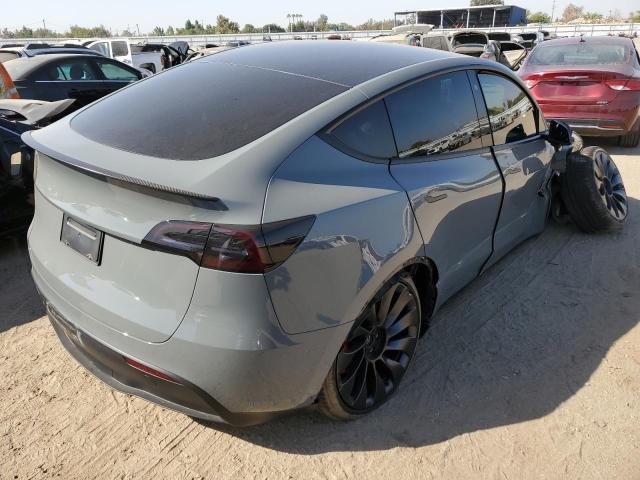 7SAYGDEF0NF415981 - 2022 TESLA MODEL Y فضي صورة 4