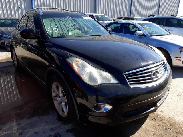 JNKAJ09E78M306387 - 2008 INFINITI EX35 BASE BLACK photo 1