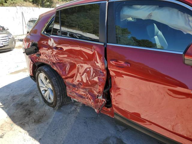 1V2EE2CAXMC207439 - 2021 VOLKSWAGEN ATLAS CROS Красный фото 9