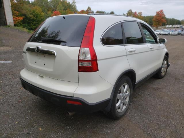 5J6RE48768L809640 - 2008 HONDA CR-V EXL WHITE photo 4