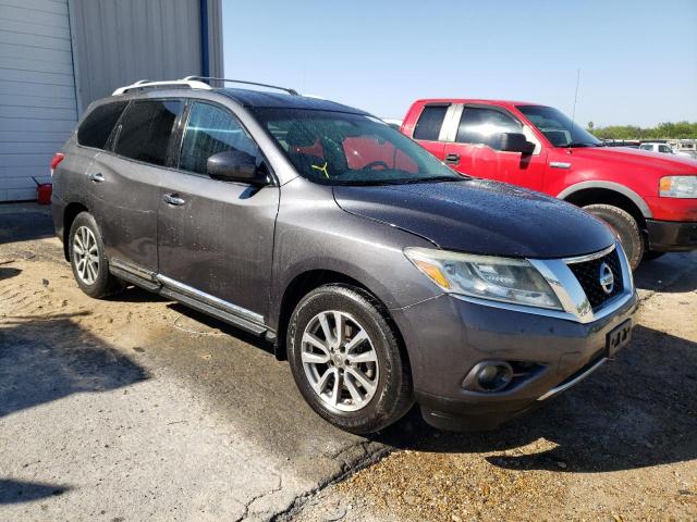 5N1AR2MN1EC634401 - 2014 NISSAN PATHFINDER GRAY photo 1